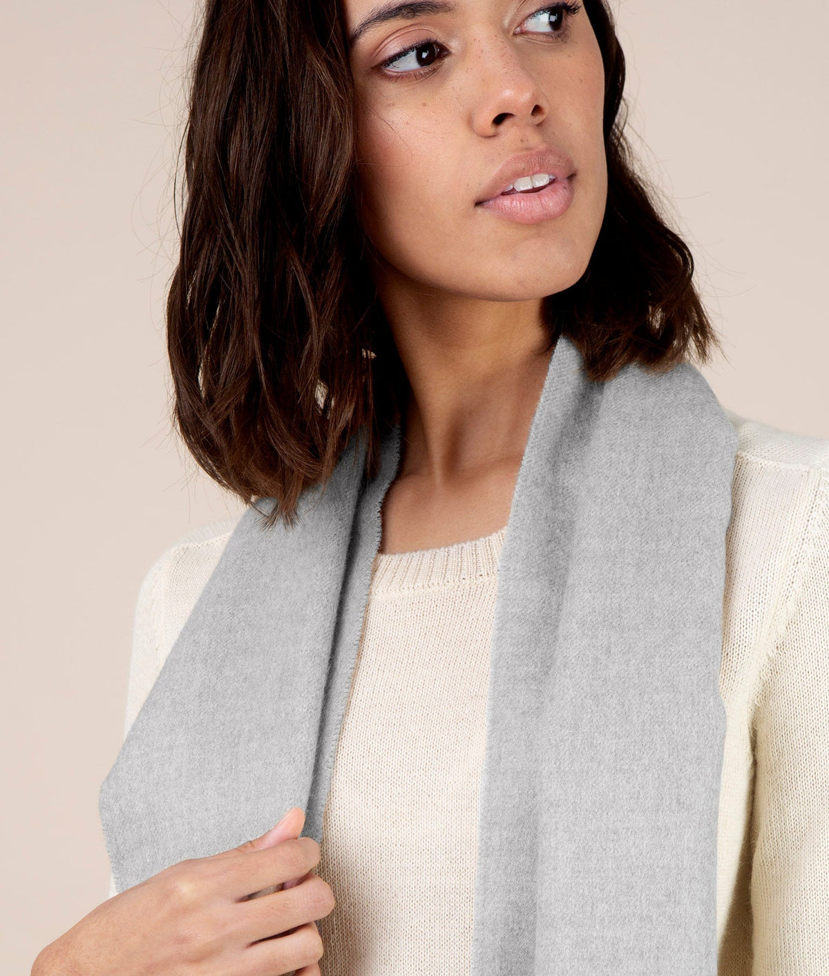 New Fringeless Brushed Scarf