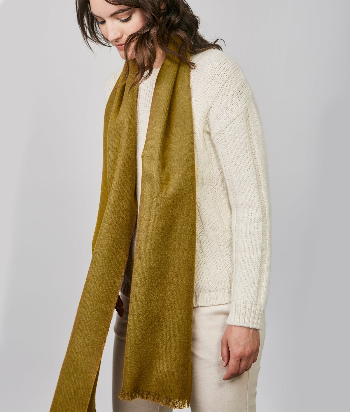 New Fringeless Brushed Scarf