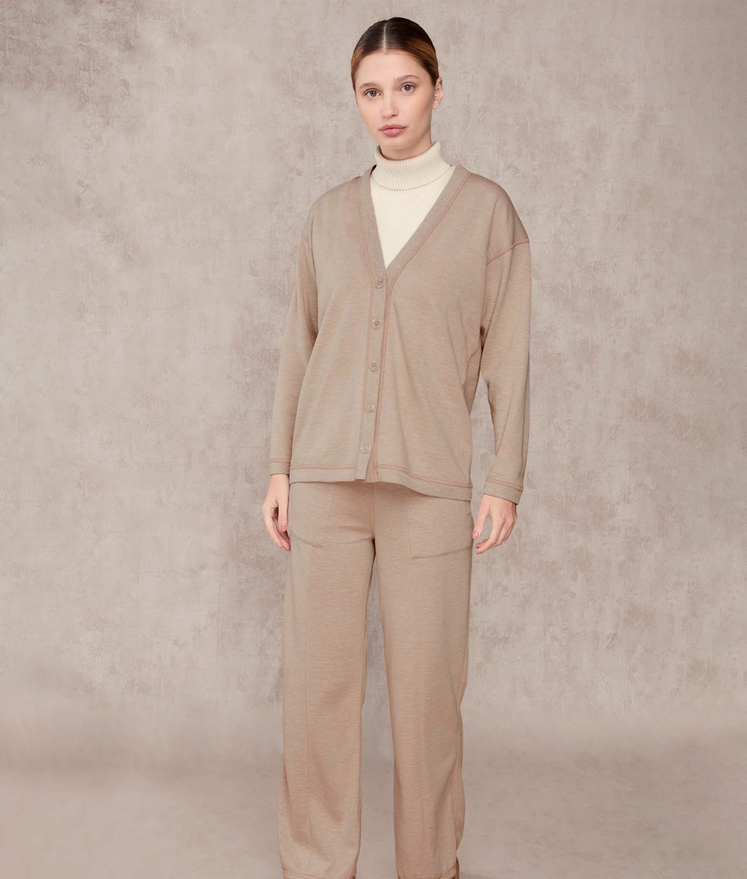 Cardigan Corto - Gris Mañana Y Otoñal