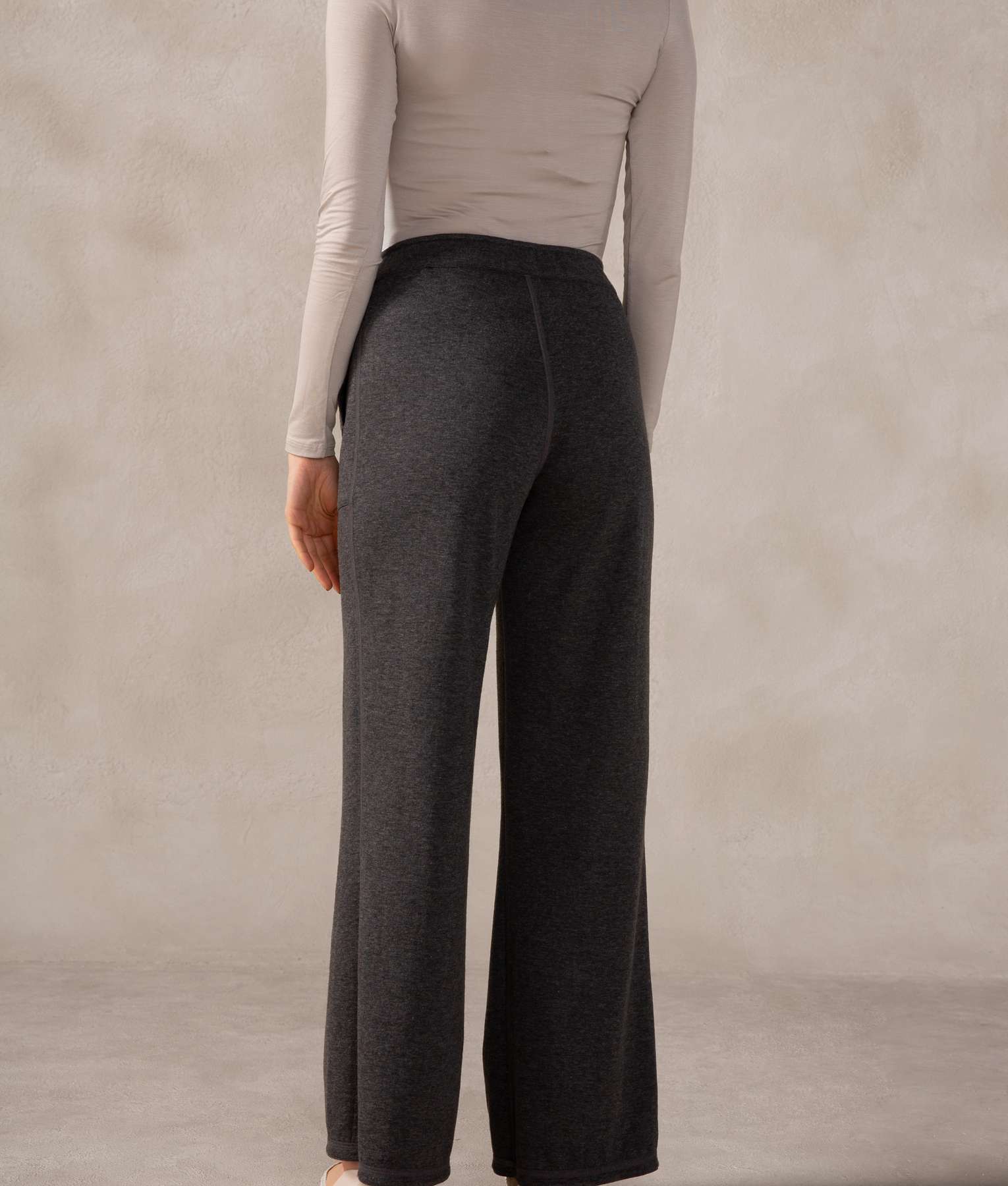 Pantalón Recto Reversible Premium Alpaca y Algodón Pima