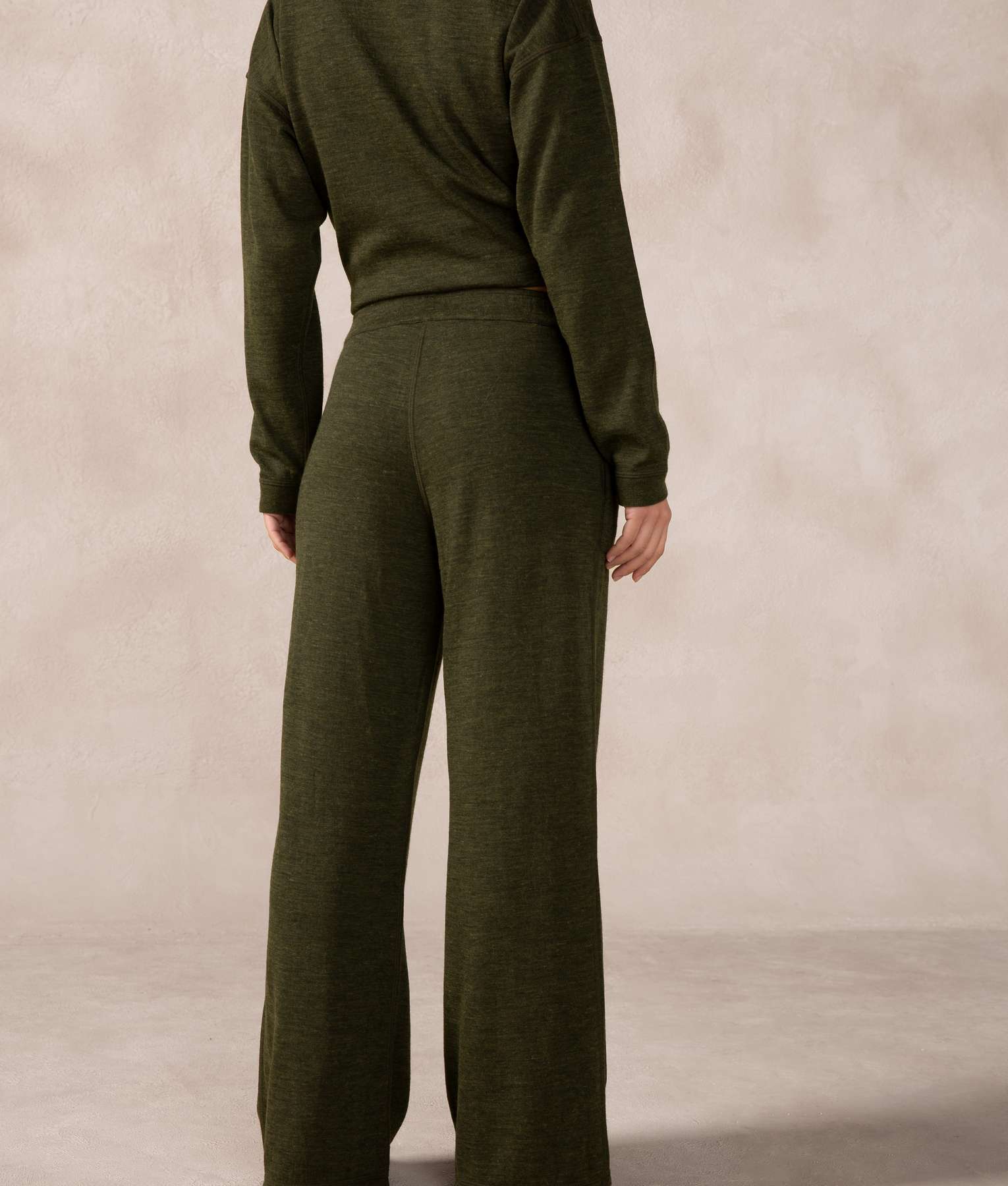 Pantalón Recto Reversible Premium Alpaca y Algodón Pima