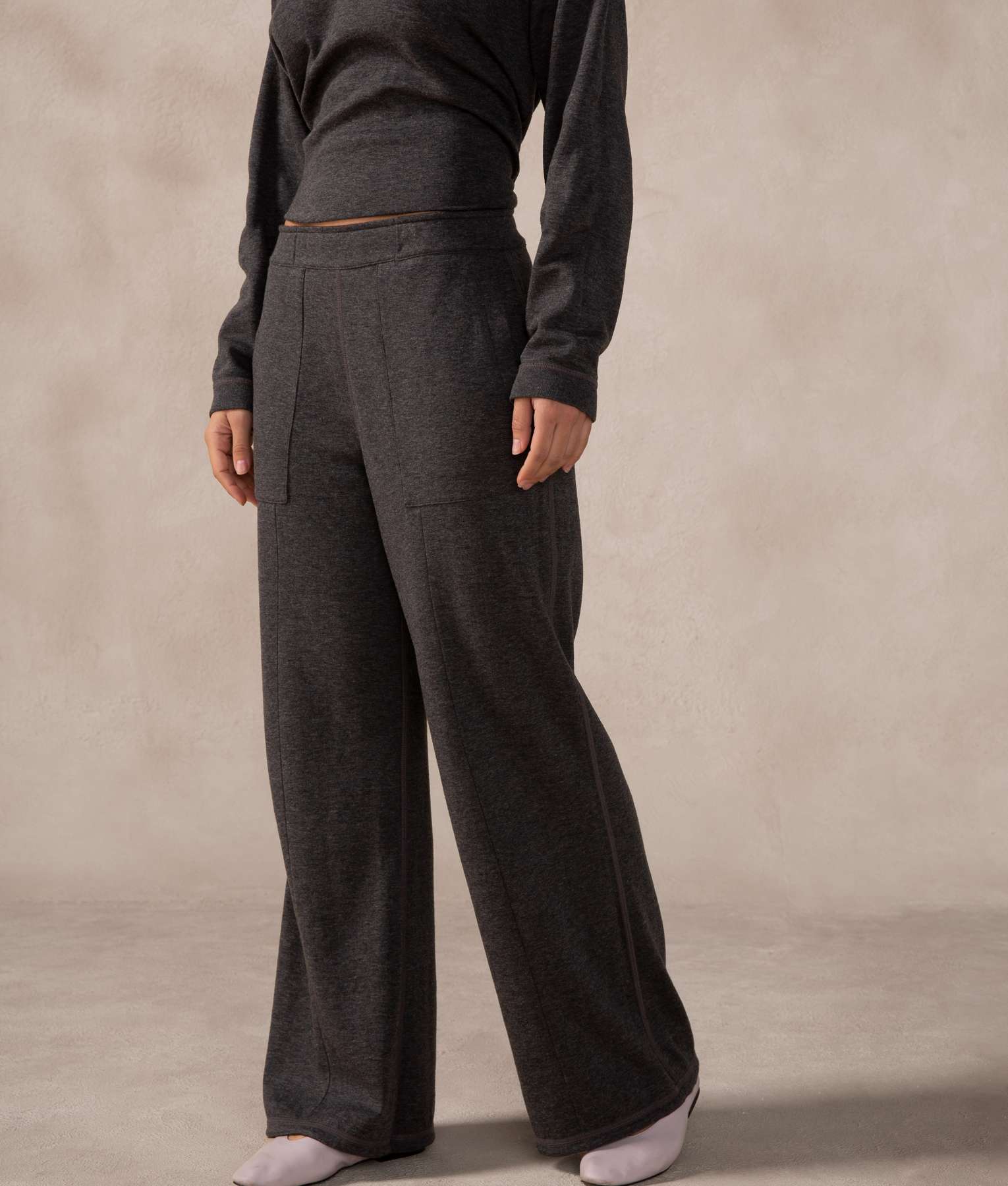 Pantalón Recto Reversible Premium Alpaca y Algodón Pima