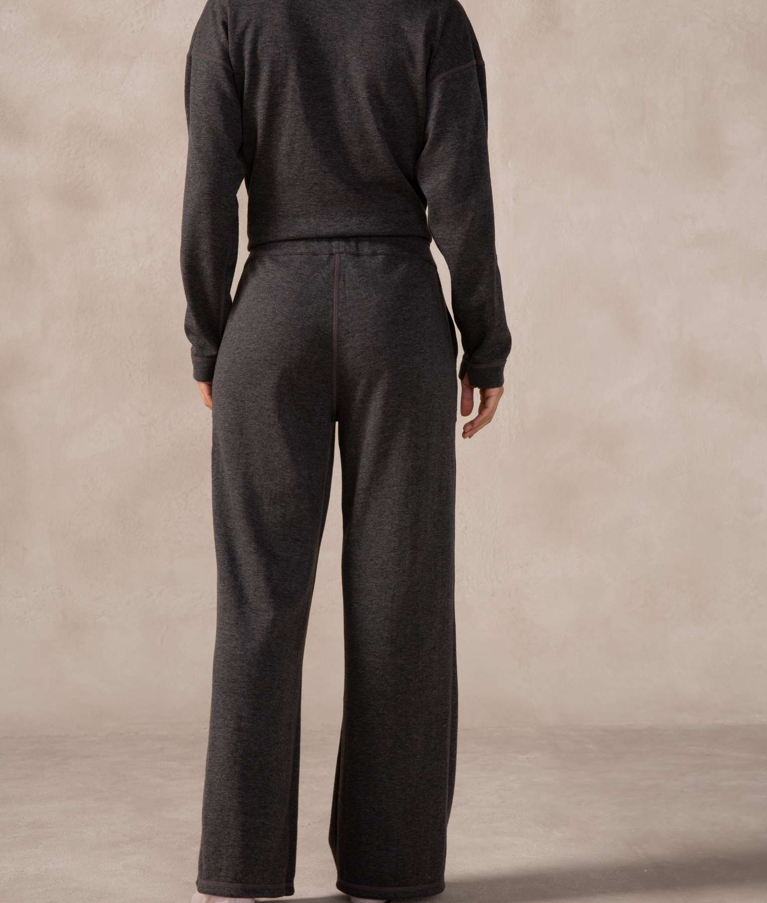Pantalón Recto Reversible Premium Alpaca y Algodón Pima