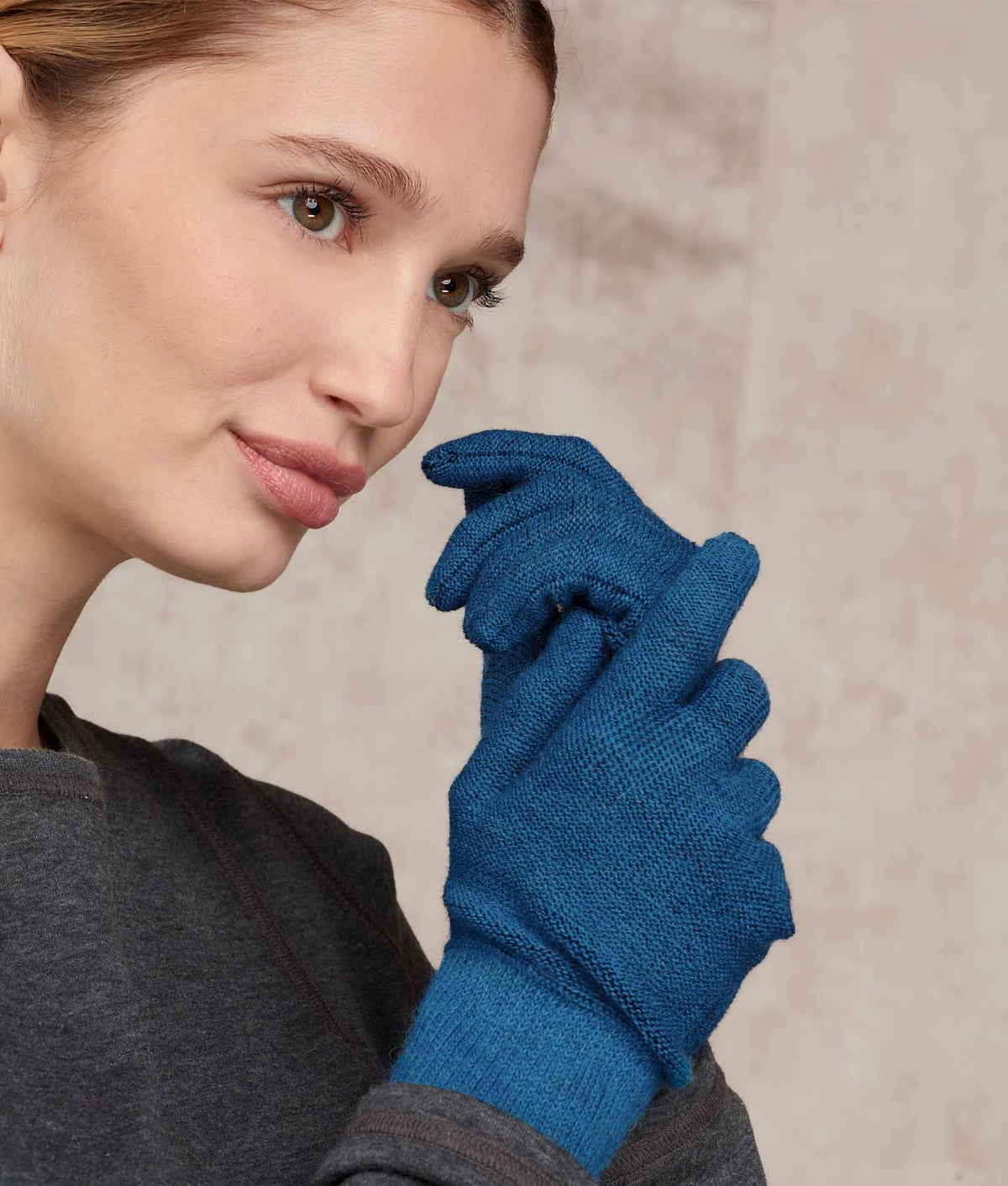 Guantes Reversibles Básicos - Azul marino y Azul victoria