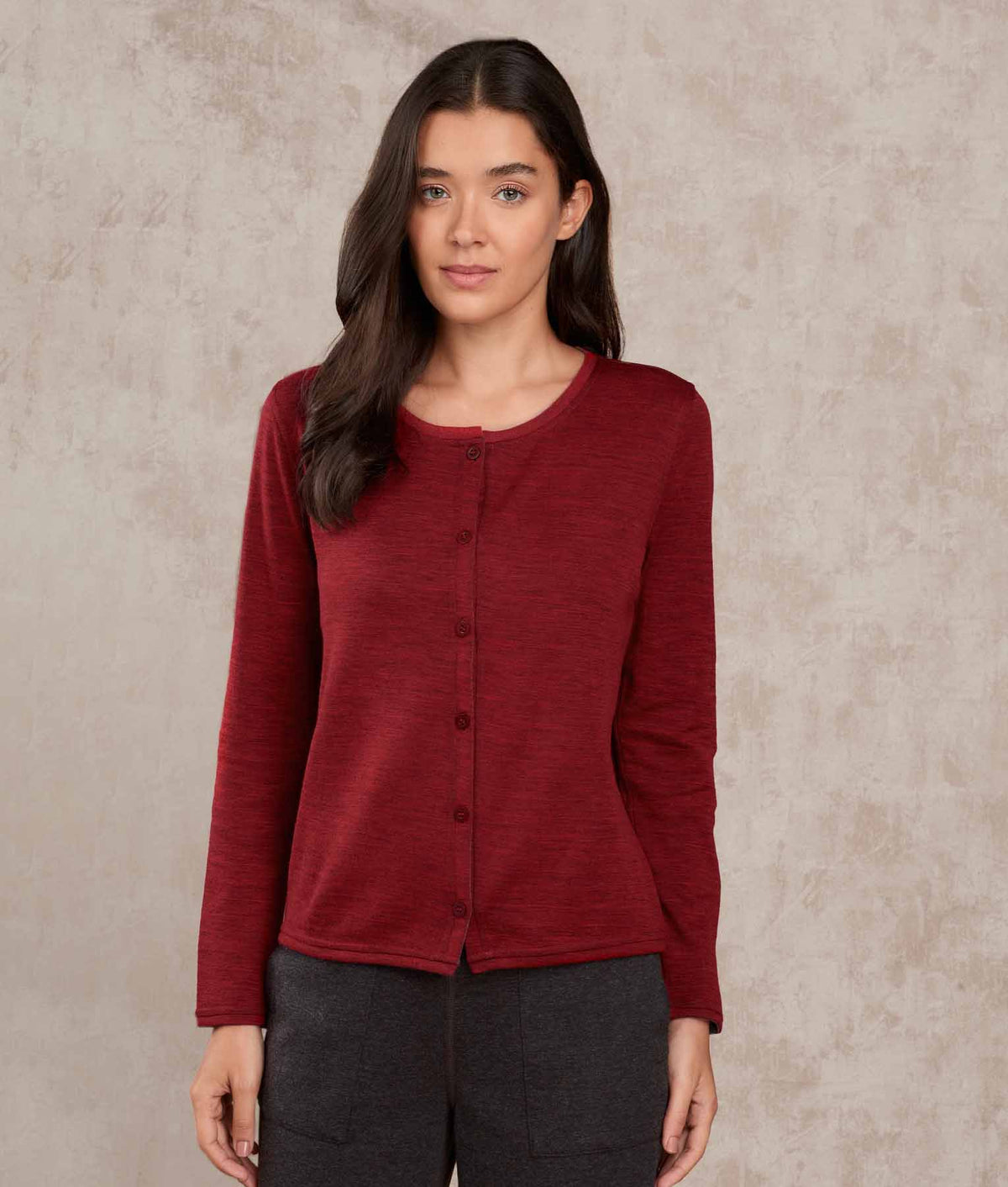 Cardigan Básico Reversible - Sombra Tranquila Y Samba