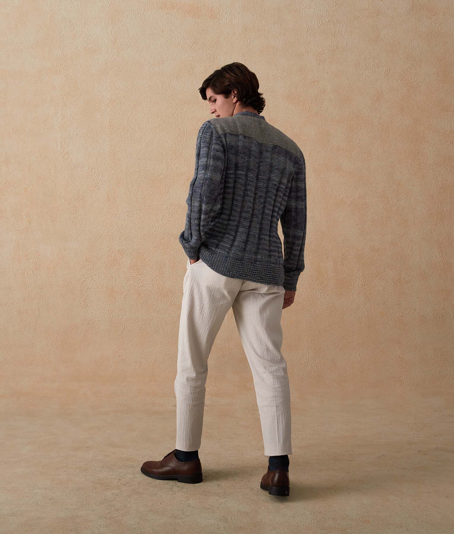 Chompa De Hombre Con Cierre Delantero - Ultimate Gray