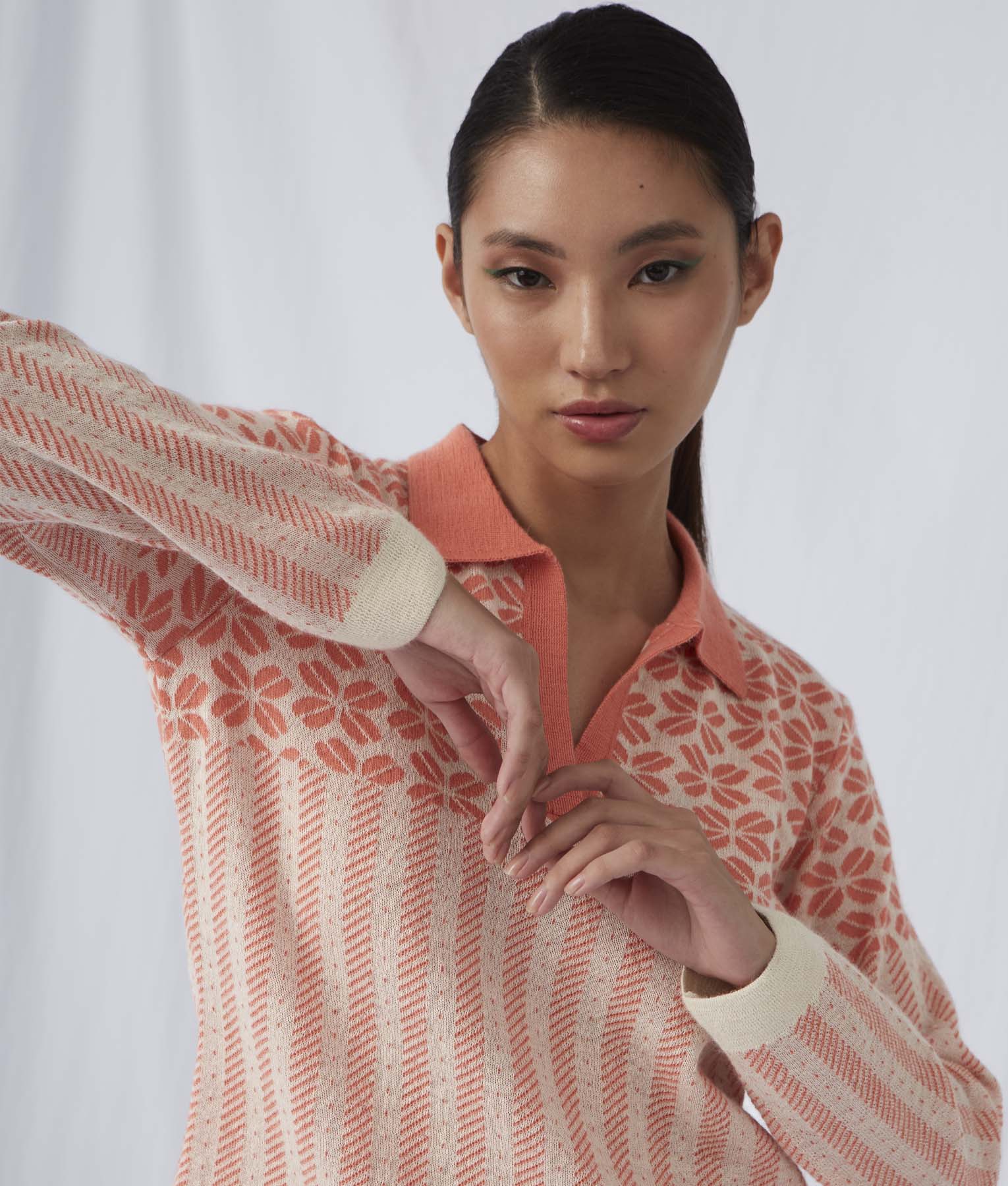 Chompa Flowers & Ribs Polo