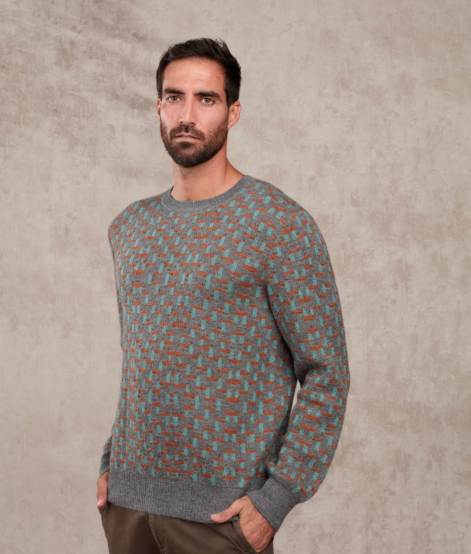 Chompa Jacquard Rombos