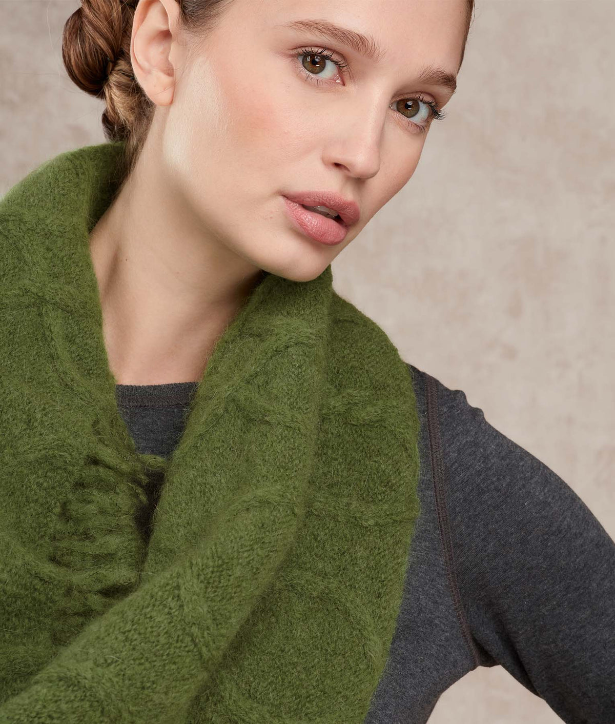 Collar Aran - Bosque Verde