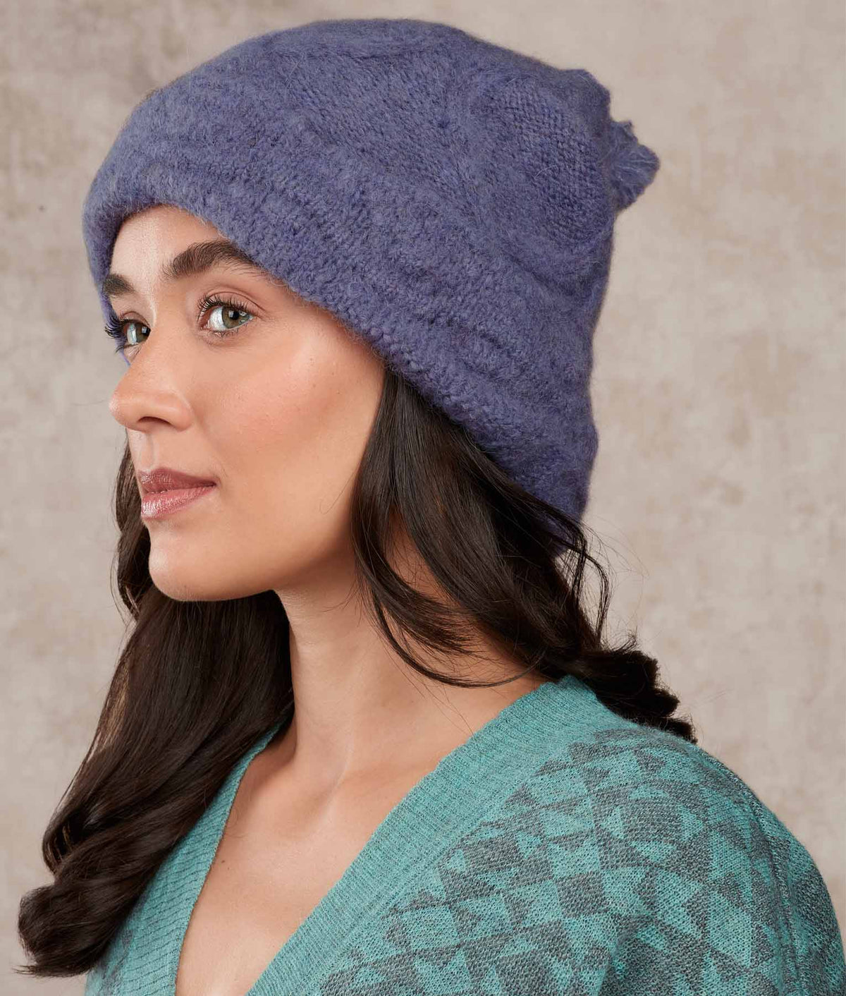 Gorro Las Campanas - Neblina Purpura
