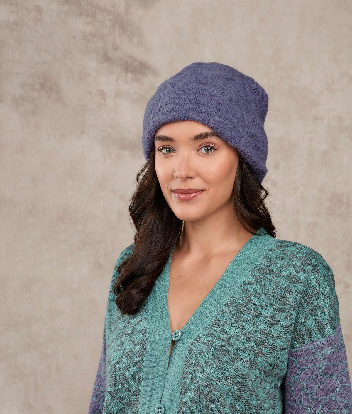 Gorro Las Campanas - Neblina Purpura