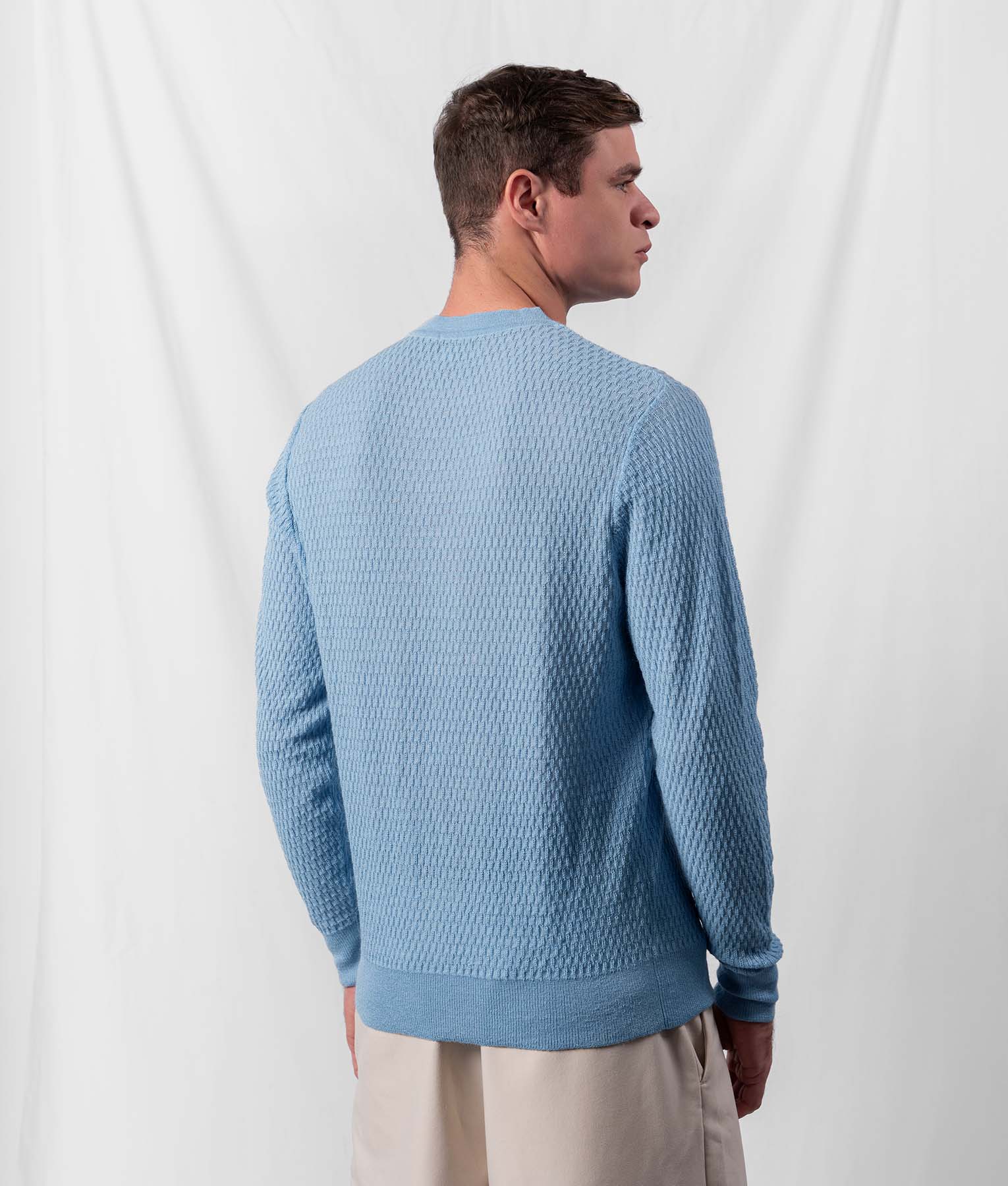 Chompa Esencial The Drops - Celeste Claro