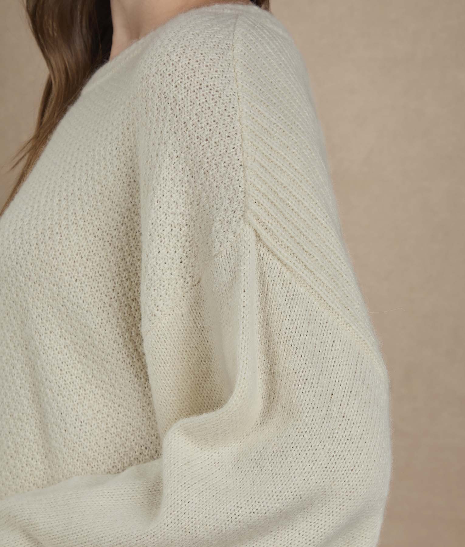 Poncho blanco brillante