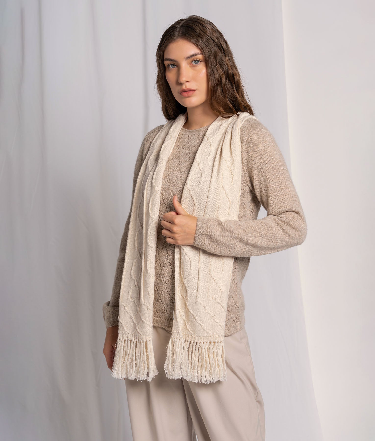 Chalina Trenzas Con Flecos