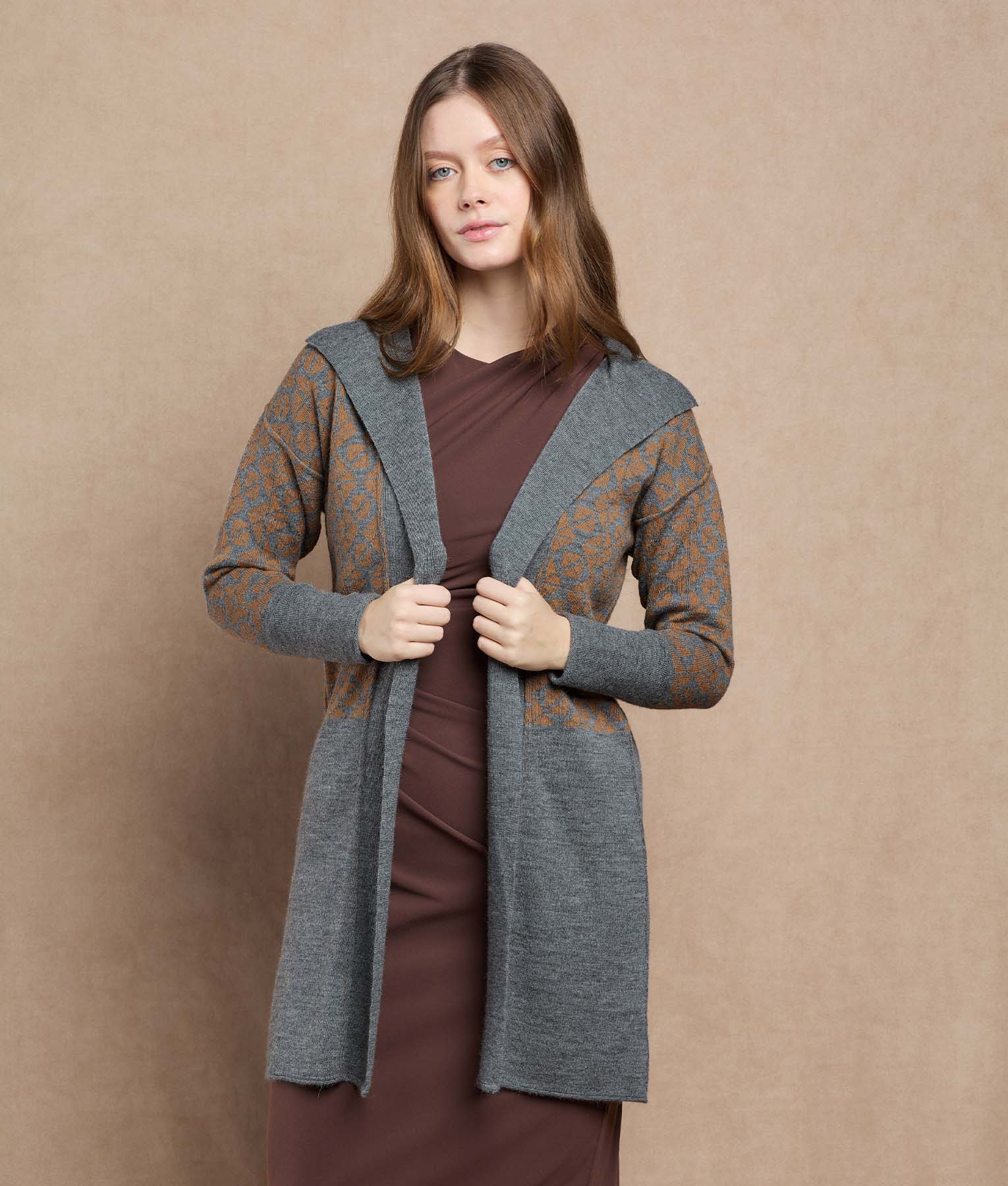 Cardigan Largo Reversible