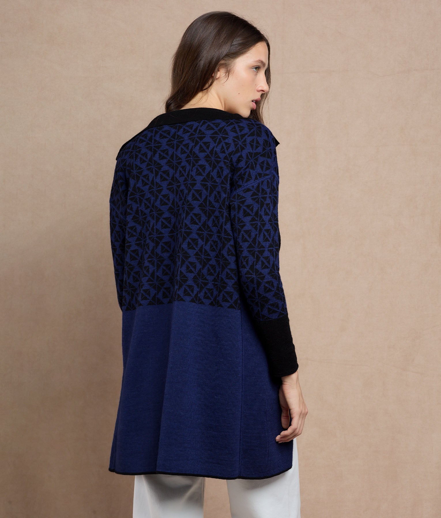Cardigan Largo Reversible