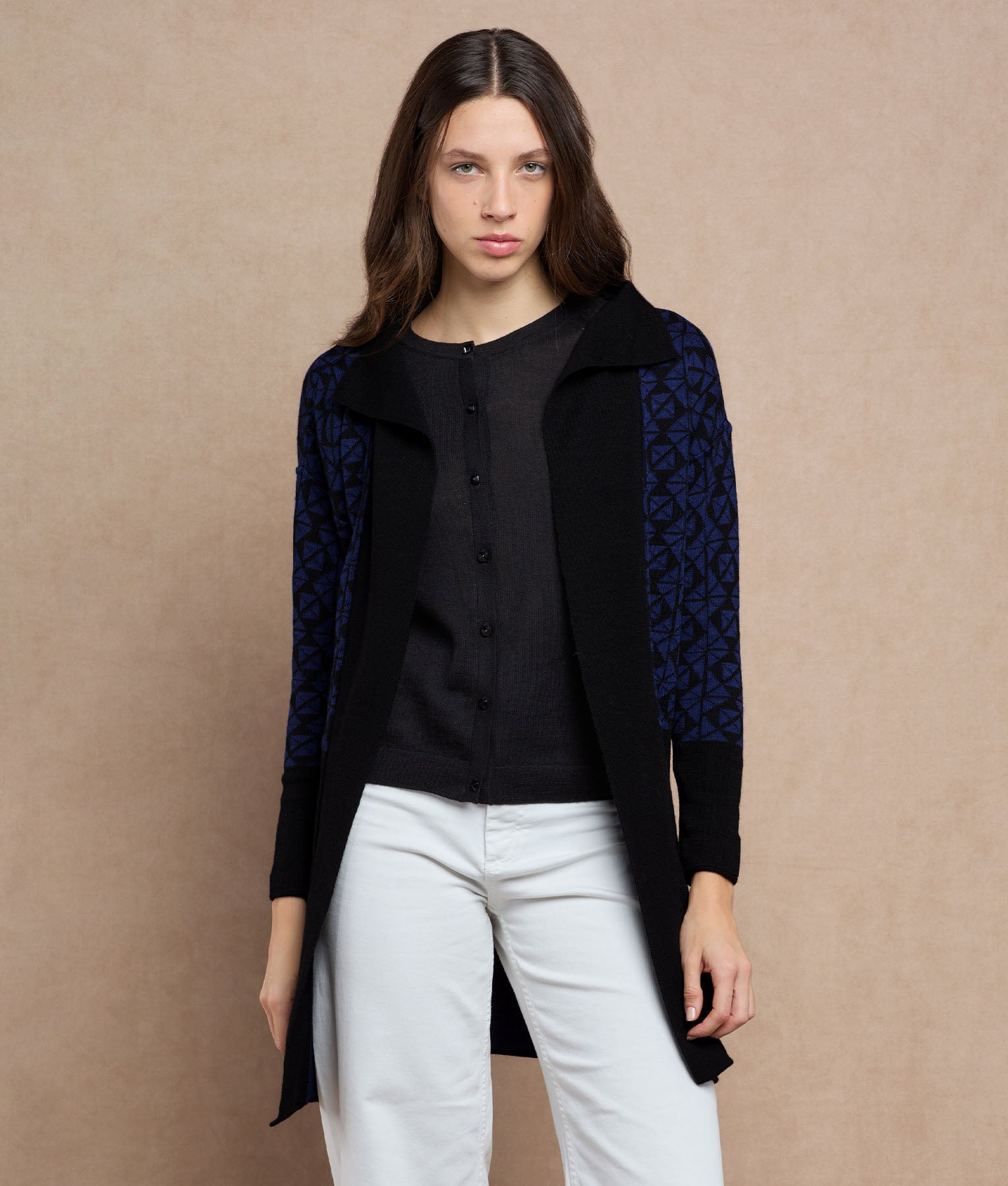 Cardigan Largo Reversible