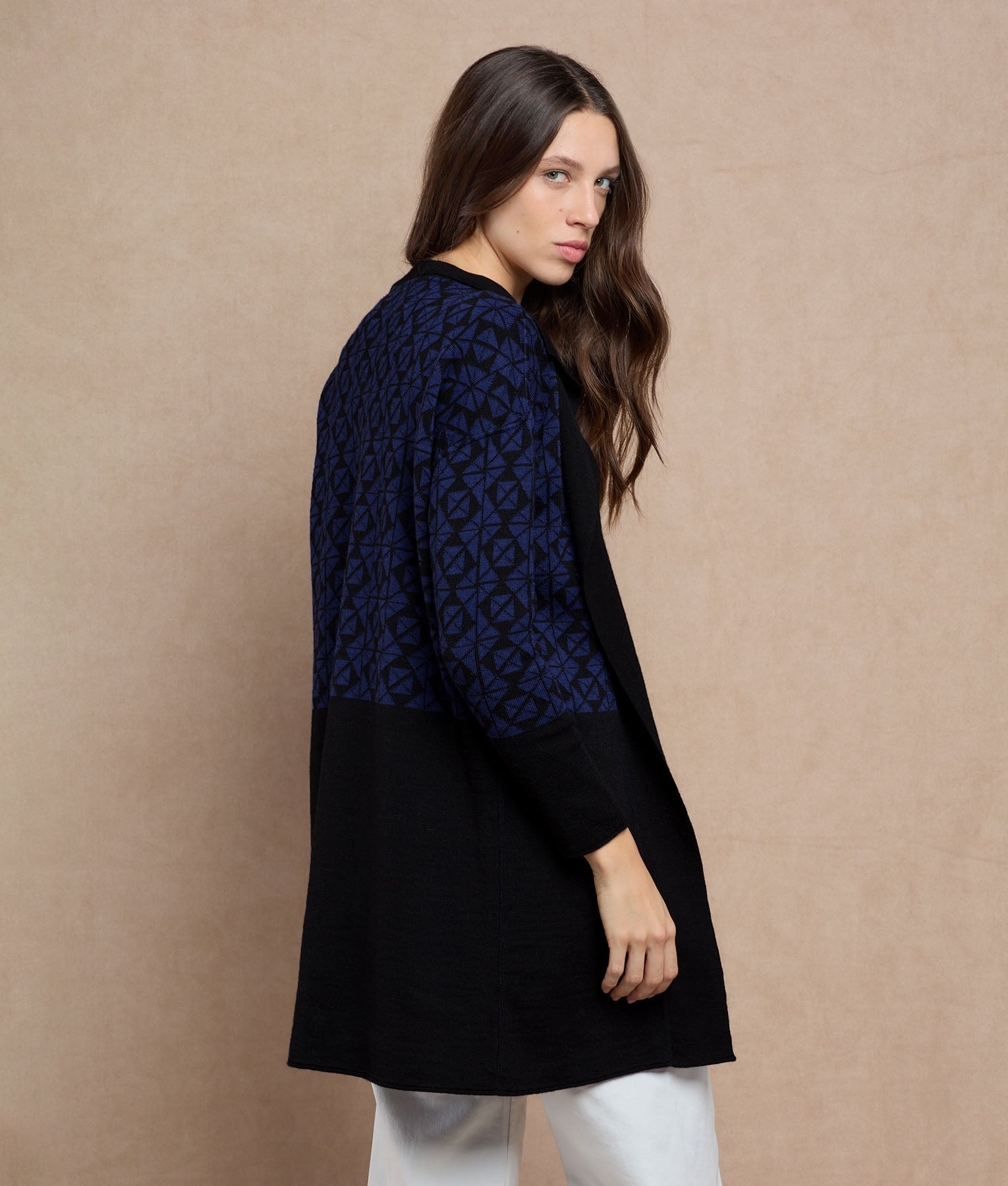 Cardigan Largo Reversible
