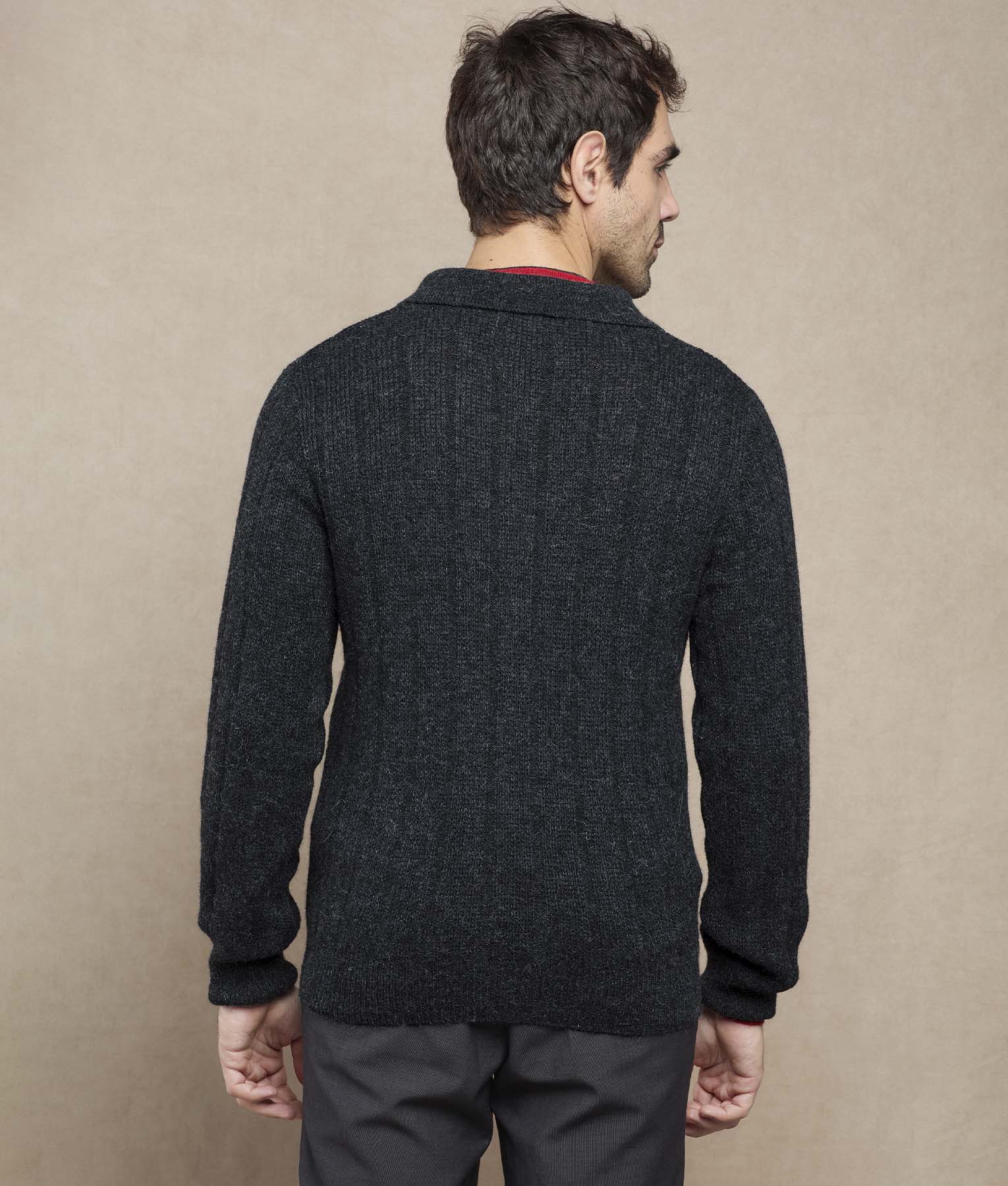 Cardigan Twisted Ribs