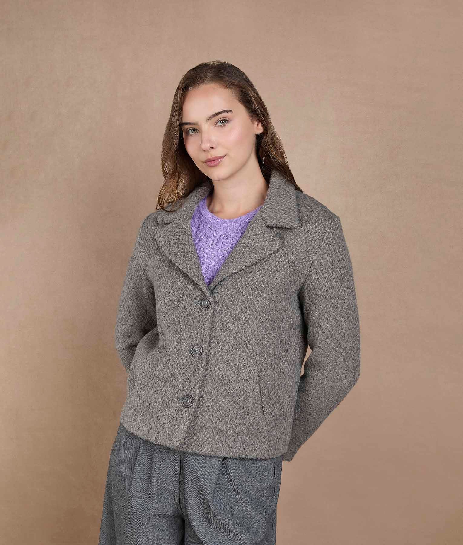 Chaqueta Espigas - Gris grafito