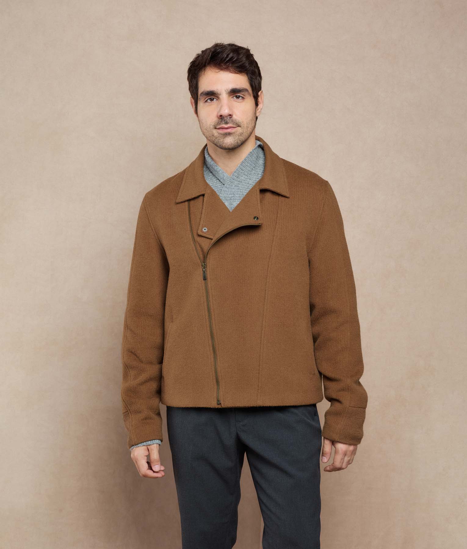 Bikie Men´s Jacket - toasted coconut