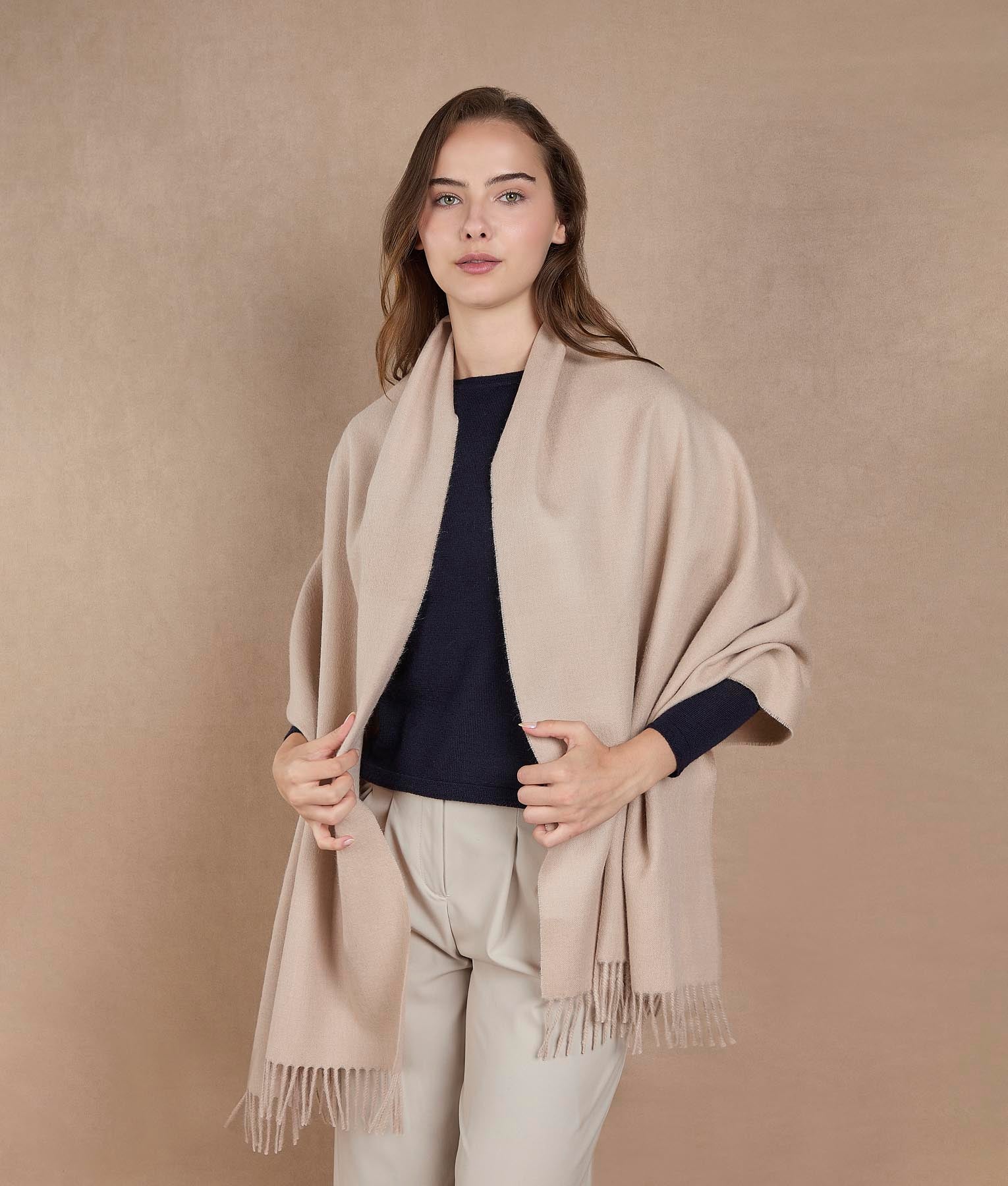 Estola Perchada - Marron Topo Calido