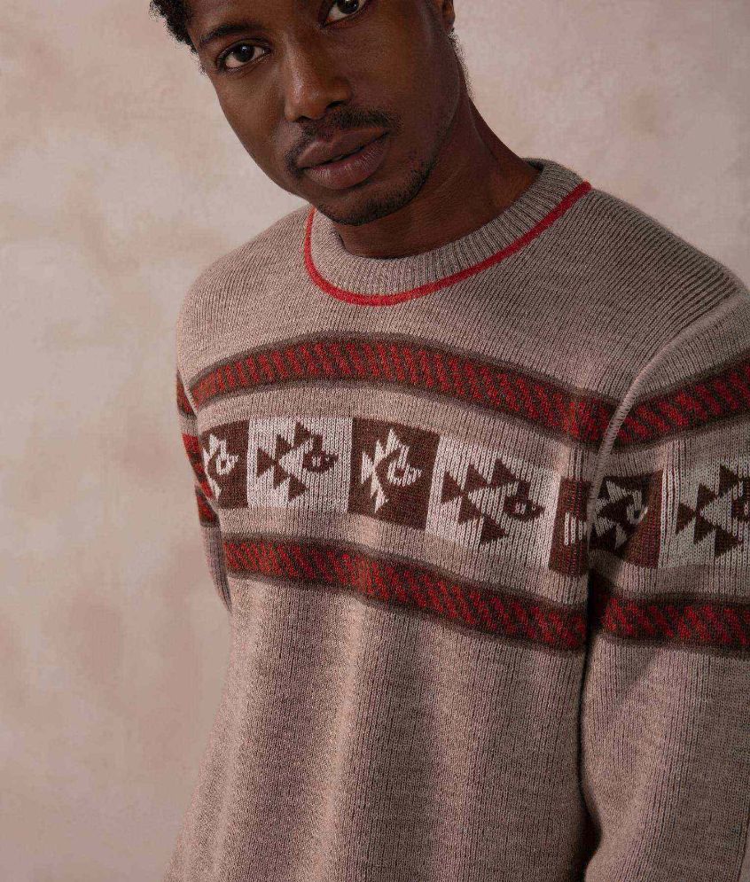 Chompa Ribbed Crew Reversible