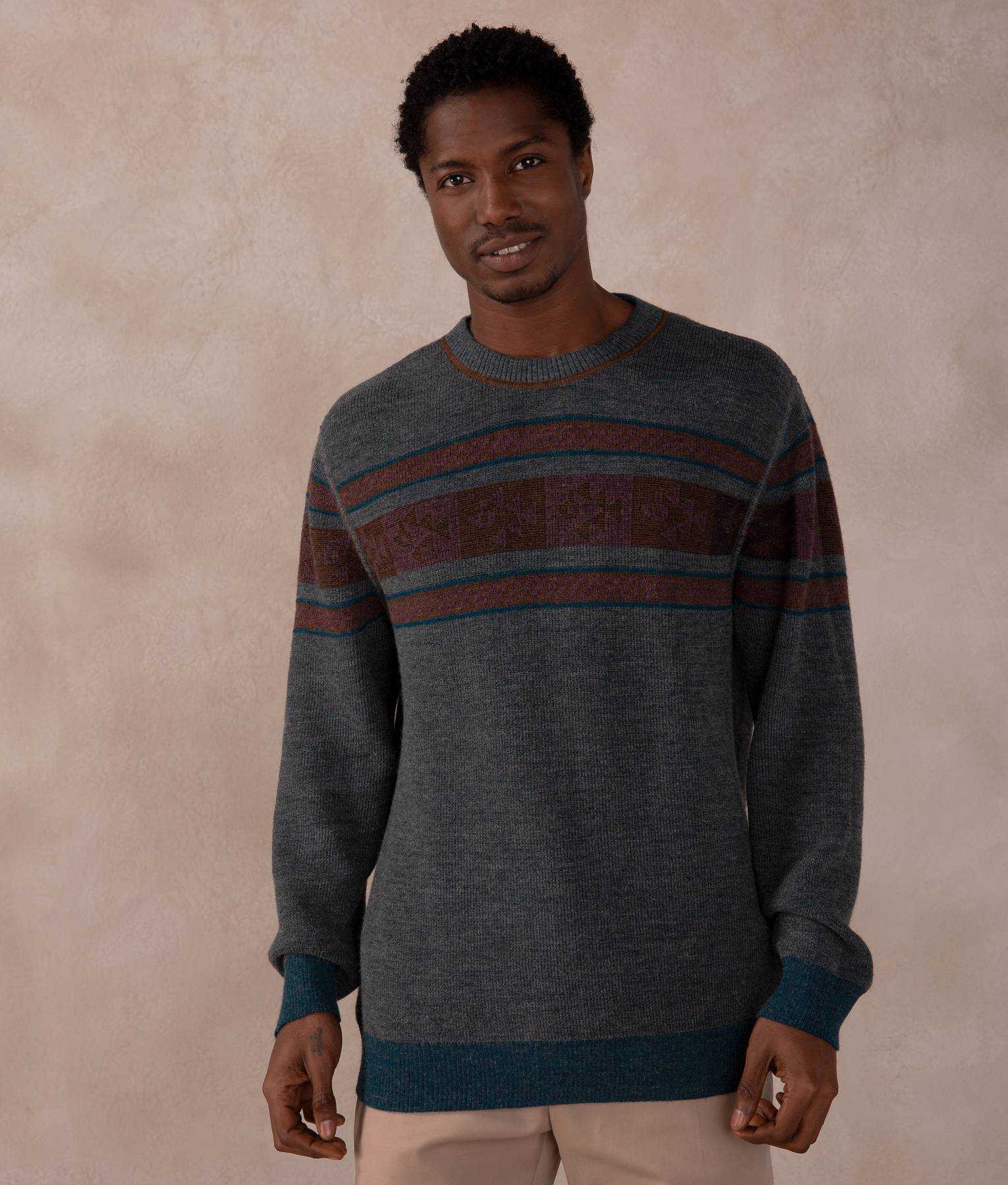 Chompa Ribbed Crew Reversible