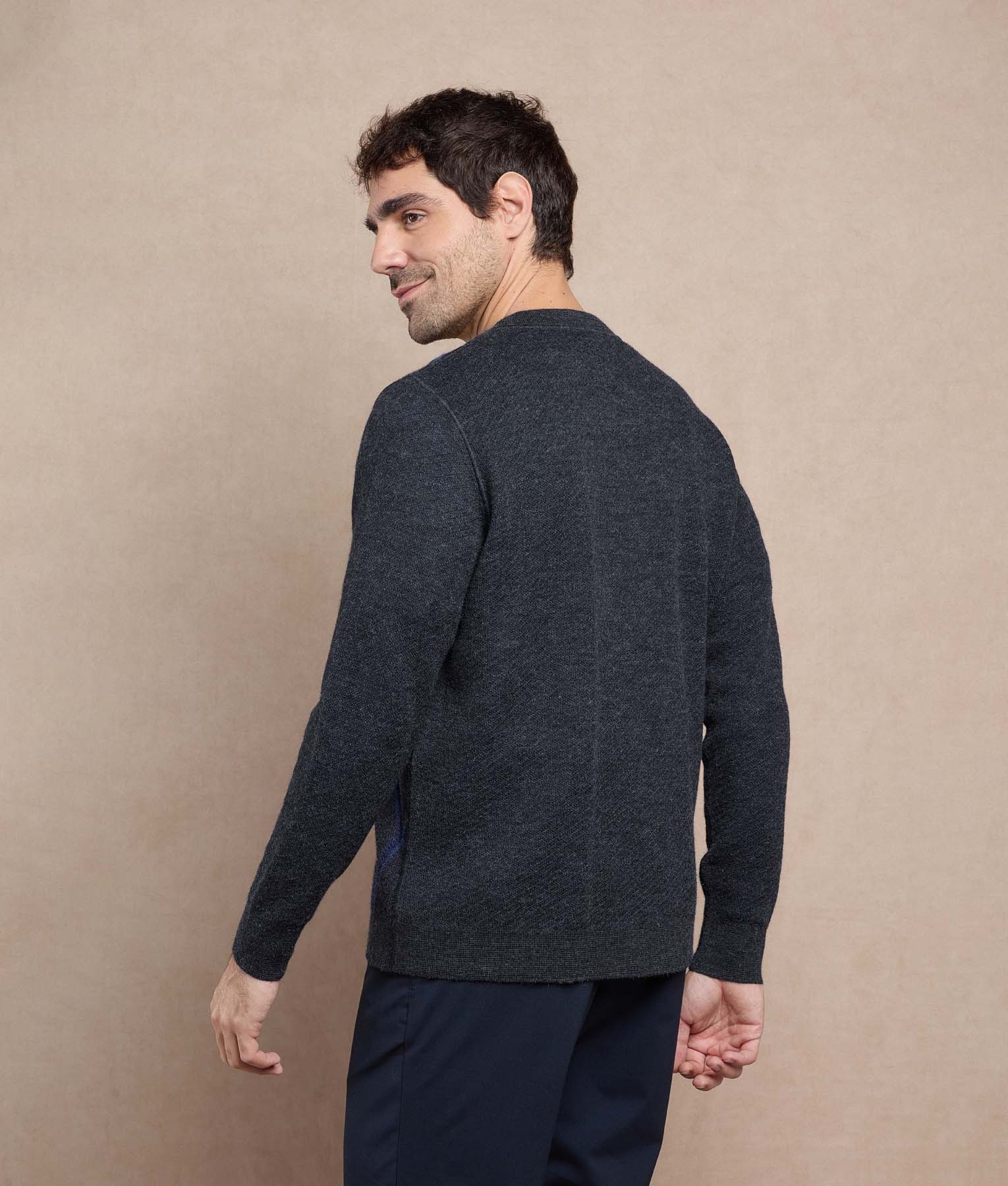 Cardigan Rombos Reversible