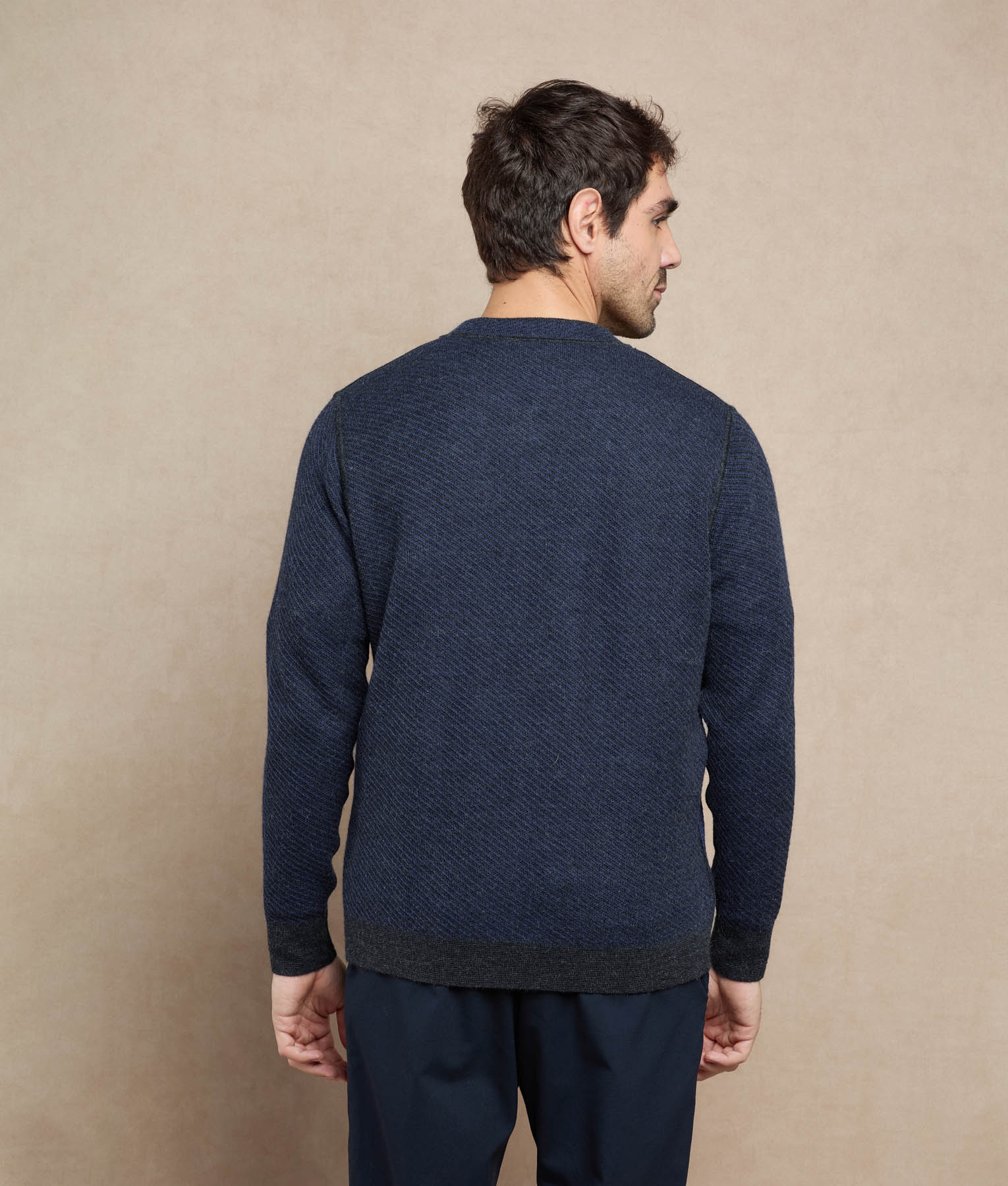 Cardigan Rombos Reversible