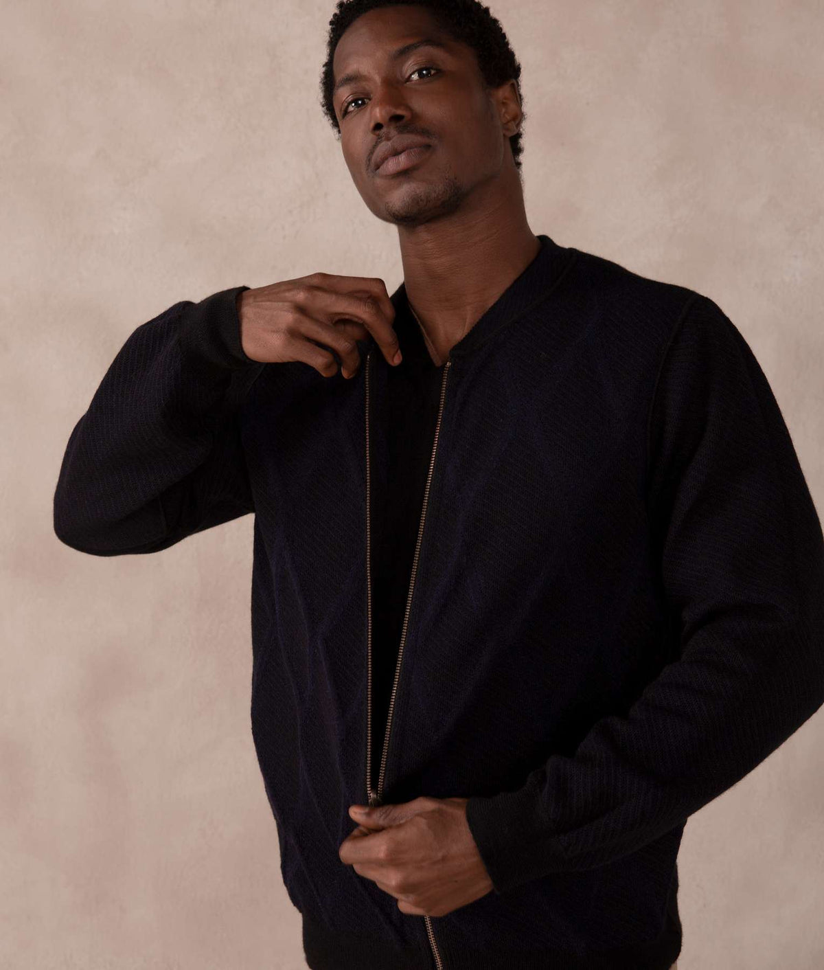 Cardigan Reversible - Azul Navy Marino