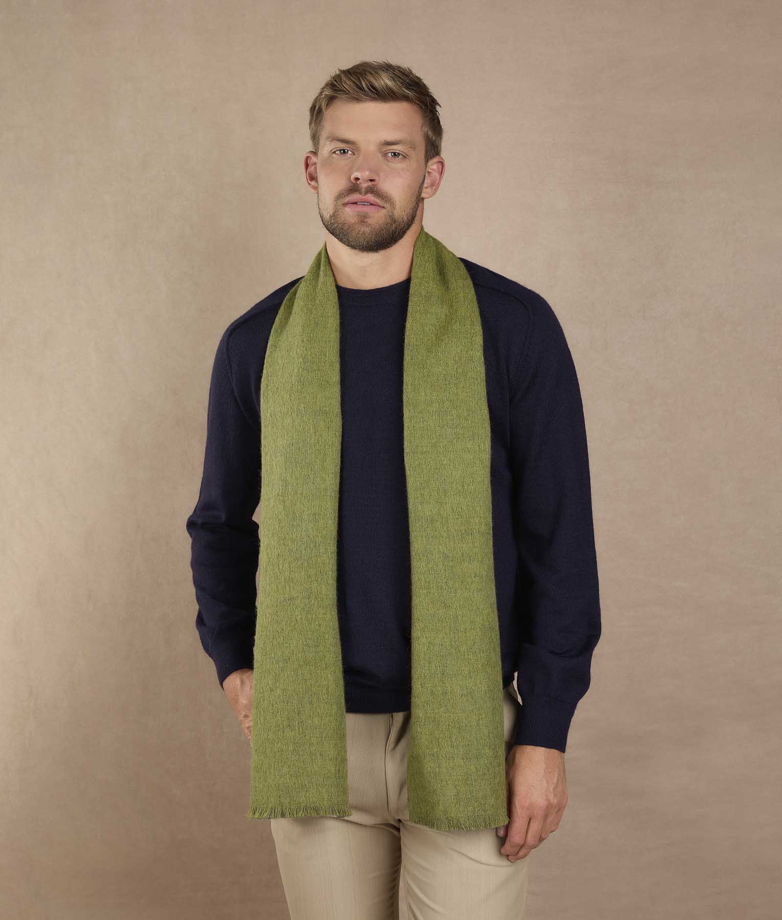 Chalina Clásica Gris Grafito & Verde Lima Suave