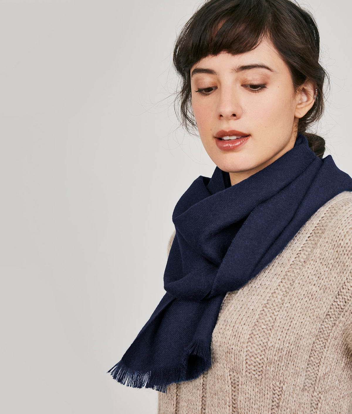 New Fringeless Brushed Scarf