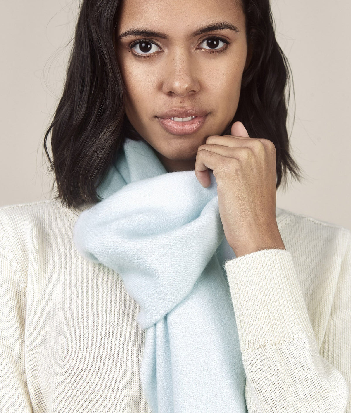 New Fringeless Brushed Scarf