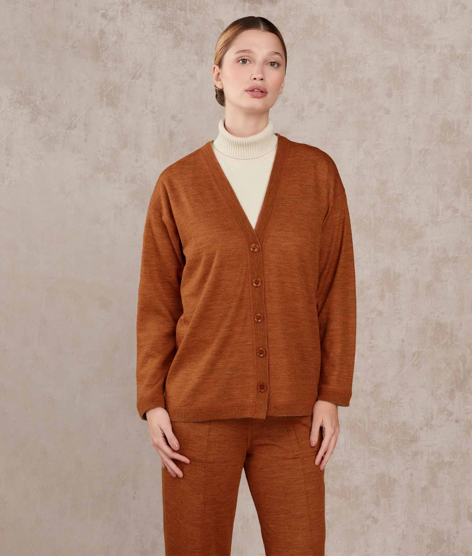 Cardigan Corto - Gris Mañana Y Otoñal