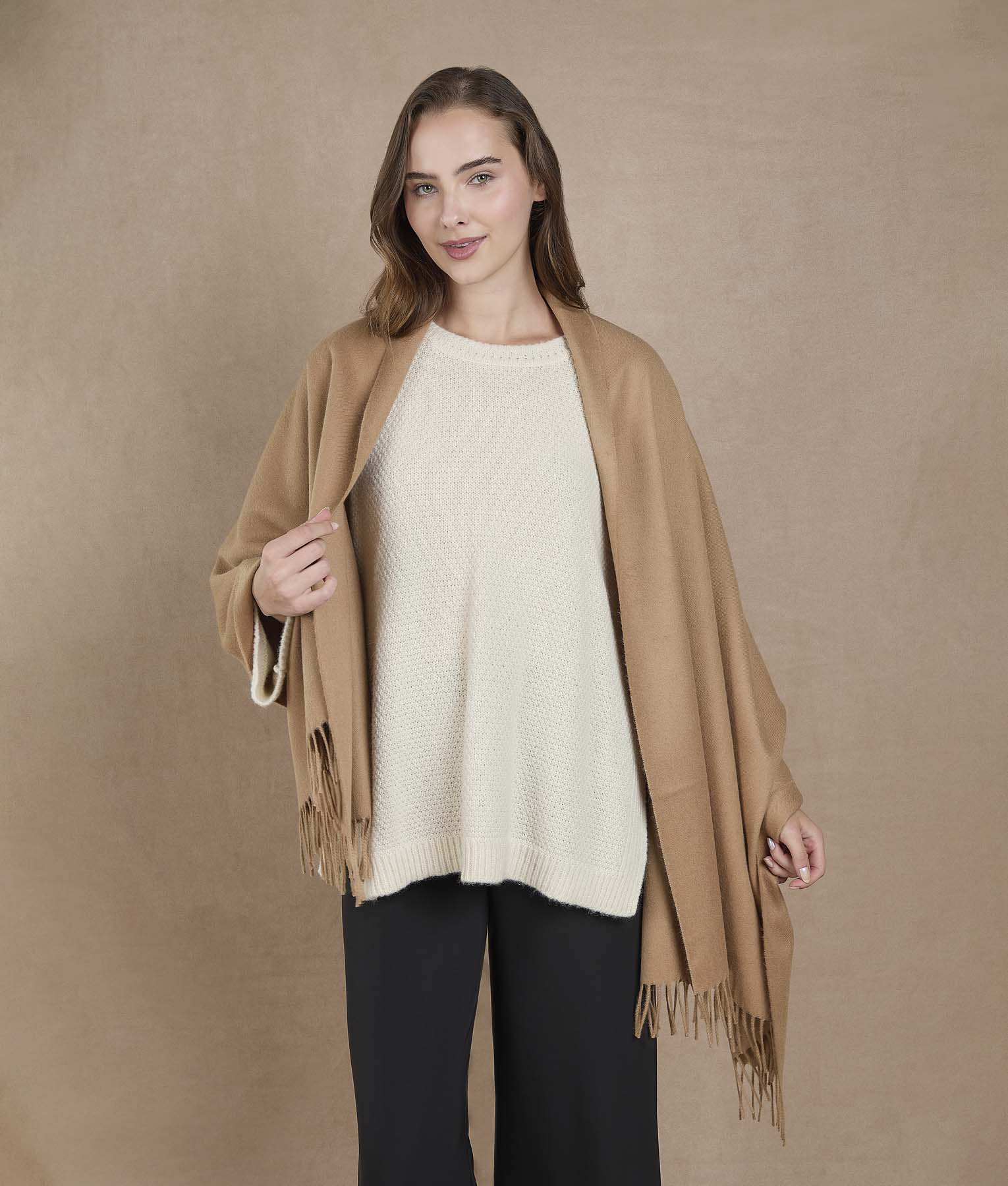 Estola Perchada - Tabaco Marron