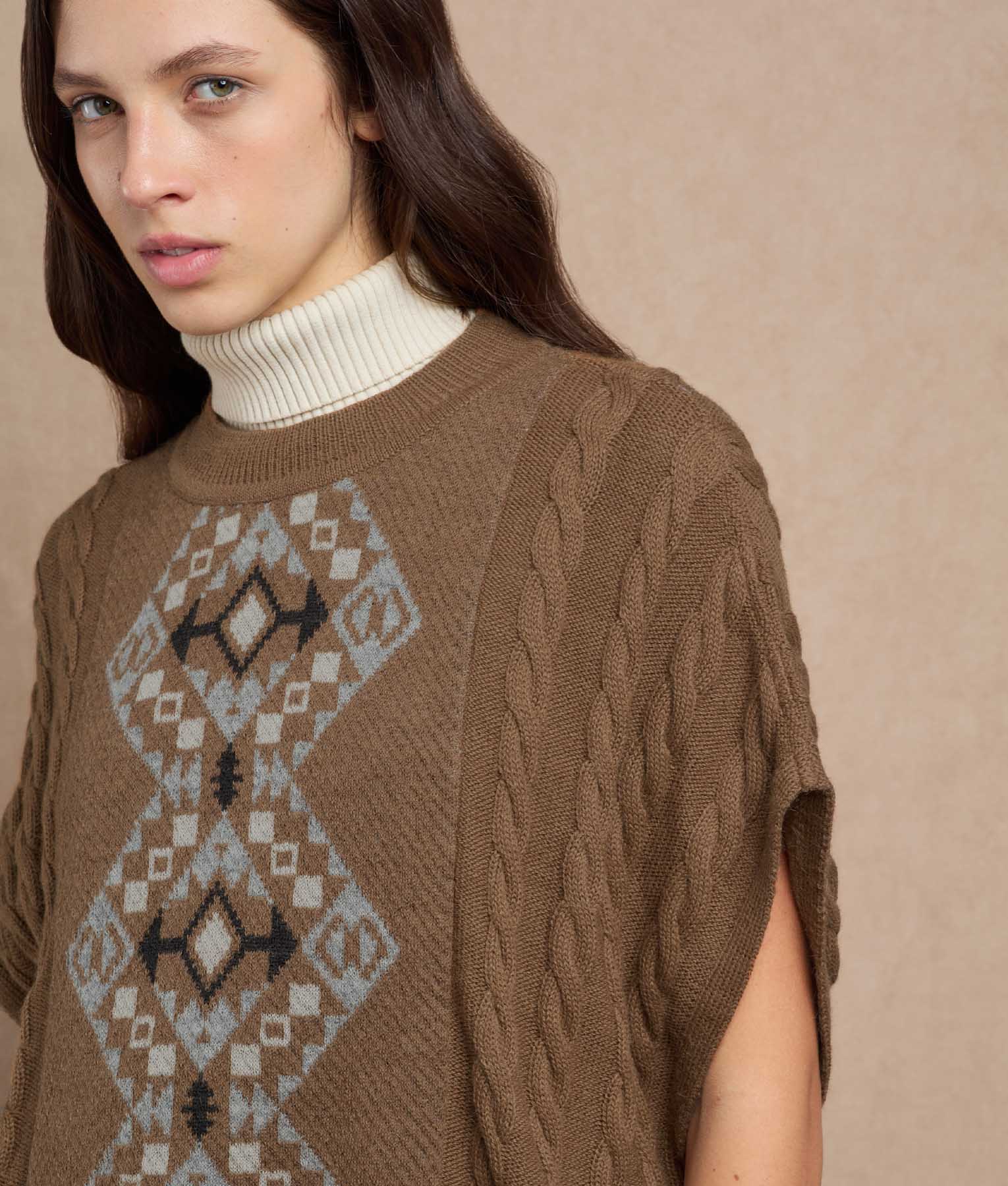 Poncho Trenzas Estructuras