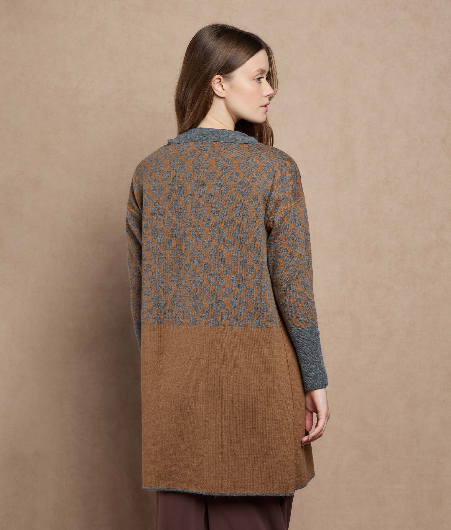 Cardigan Largo Reversible