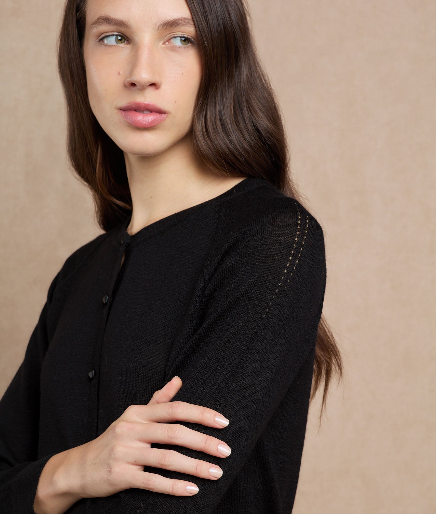 Cardigan Basico Raglan