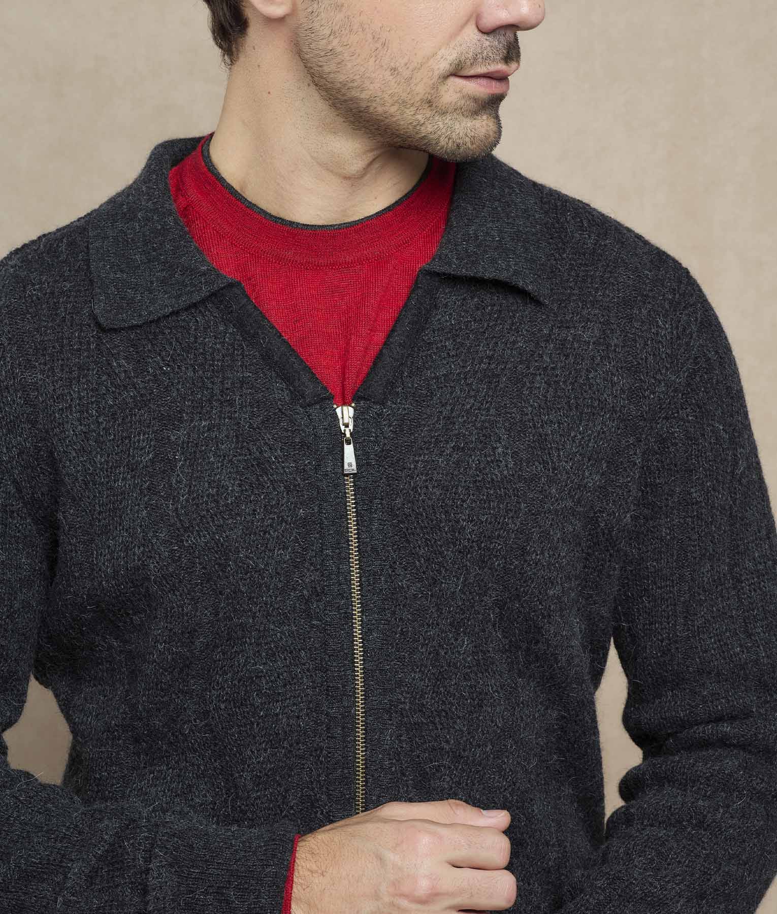 Cardigan Twisted Ribs