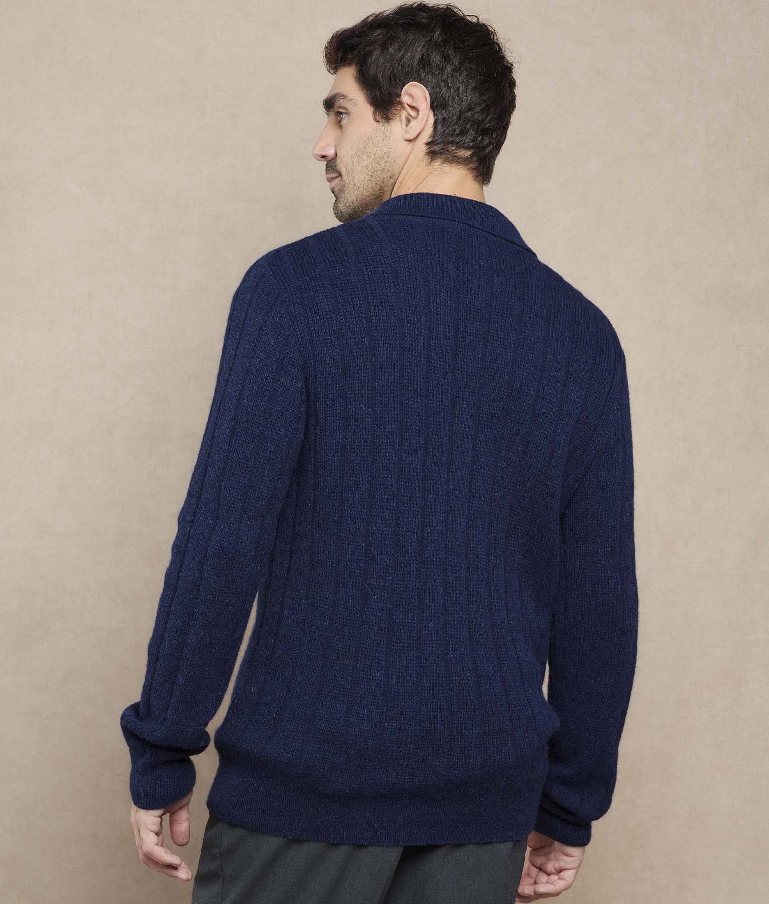 Cardigan Twisted Ribs