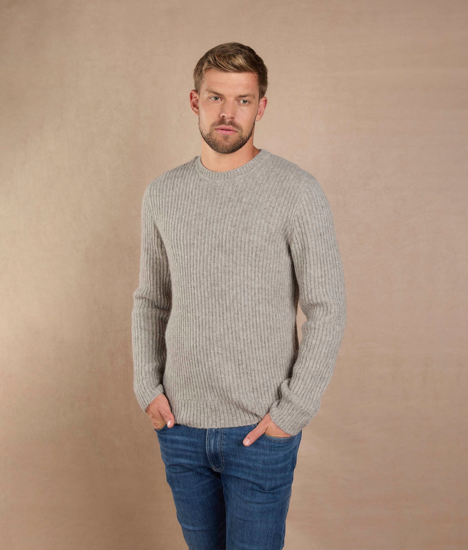 Chompa Luxury Gris Cálido