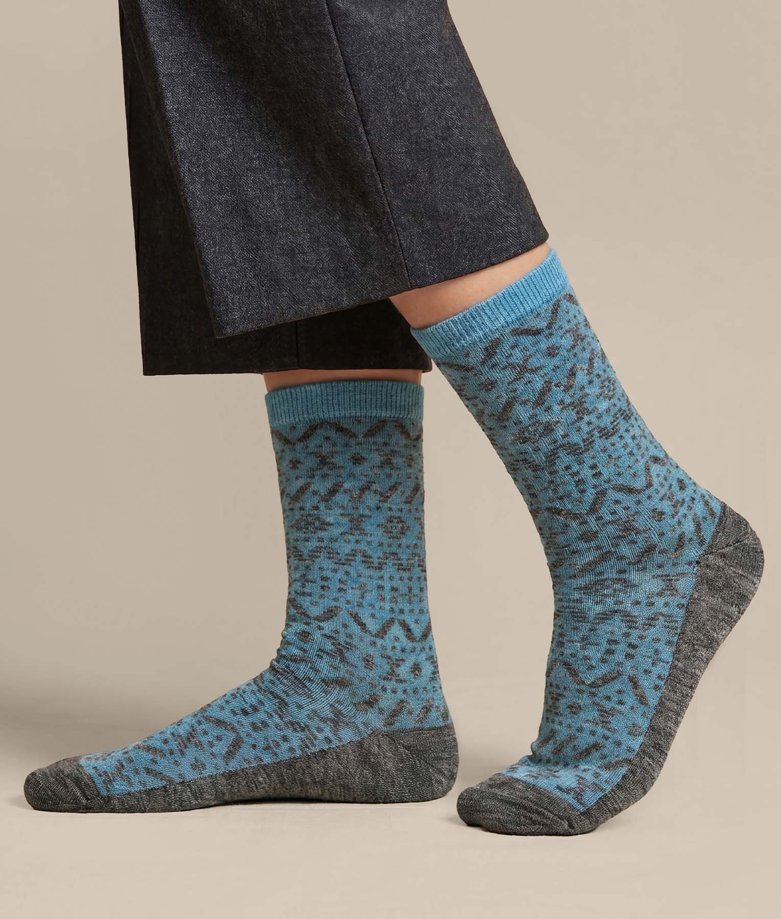 Medias Bicolor Andes Para Mujer