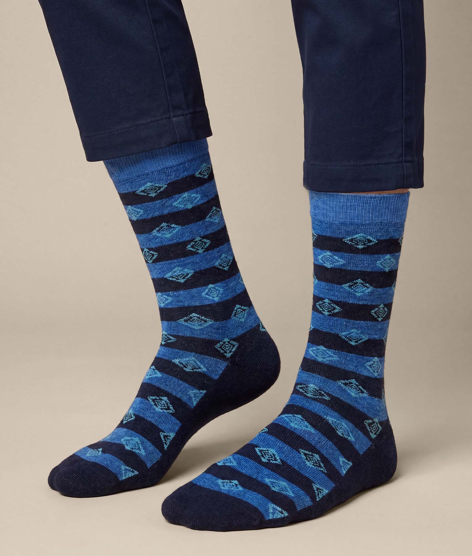 Medias Iconos a rayas para hombre