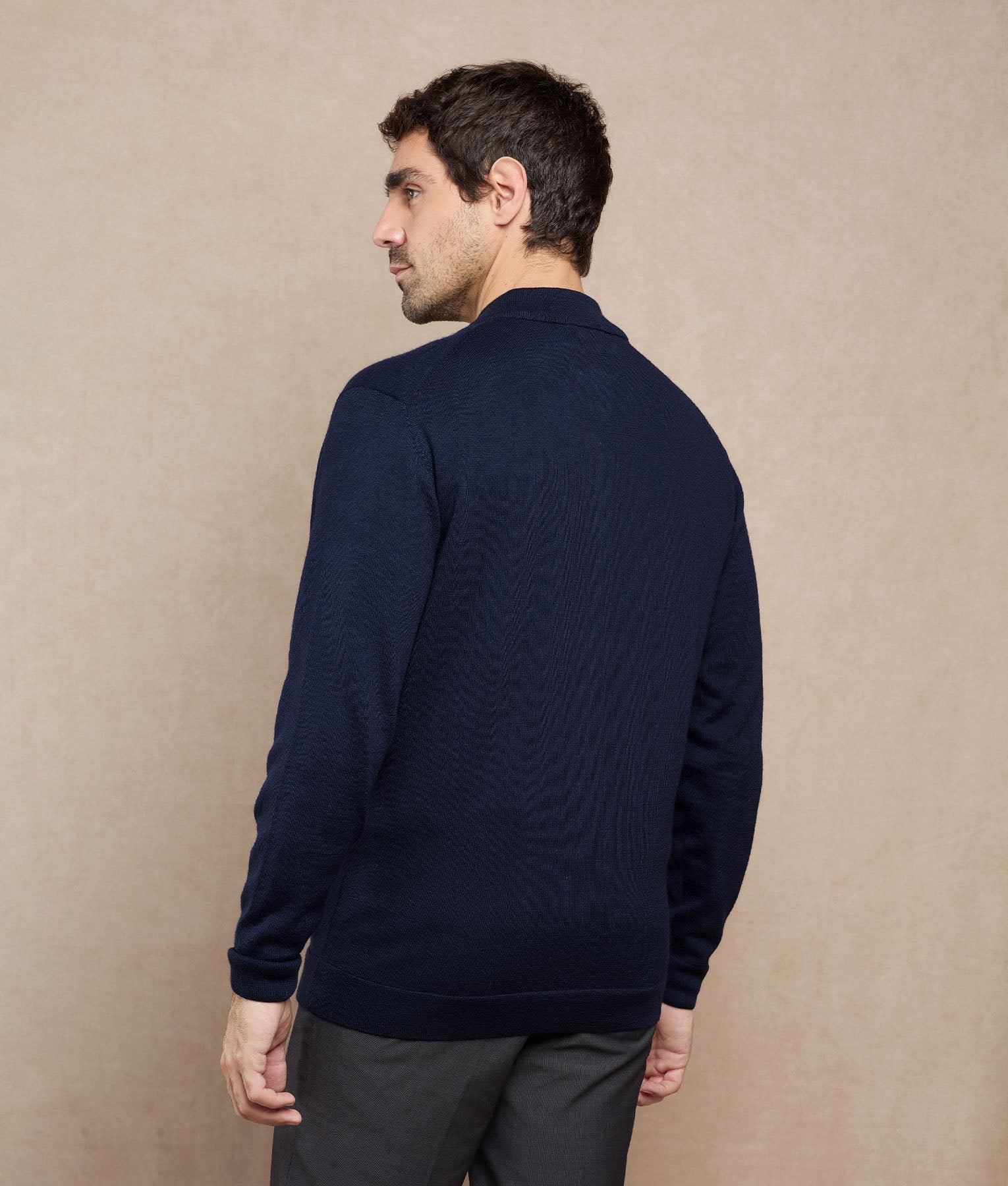 Cardigan Cuello Mock